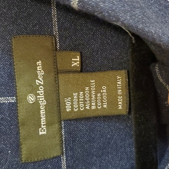 Ermenegildo Zenga Button Down Long Sleeve Shirt - XL - Picture 2 of 3